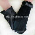 2013 leather fur mittens